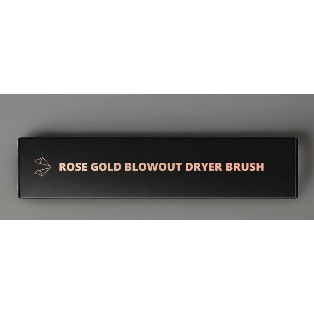 FoxyBae Rose Gold Blowout Dryer Brush Professional Salon Grade All-In-One